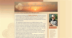 Desktop Screenshot of mediaprehistoria.com